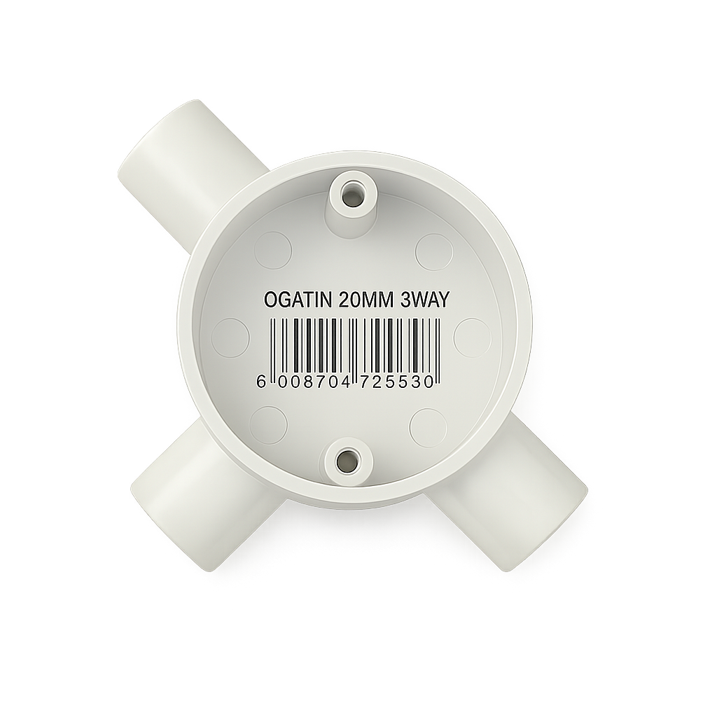 OGATIN BARCODED CONDUIT BOXES 20MM X 3 WAY